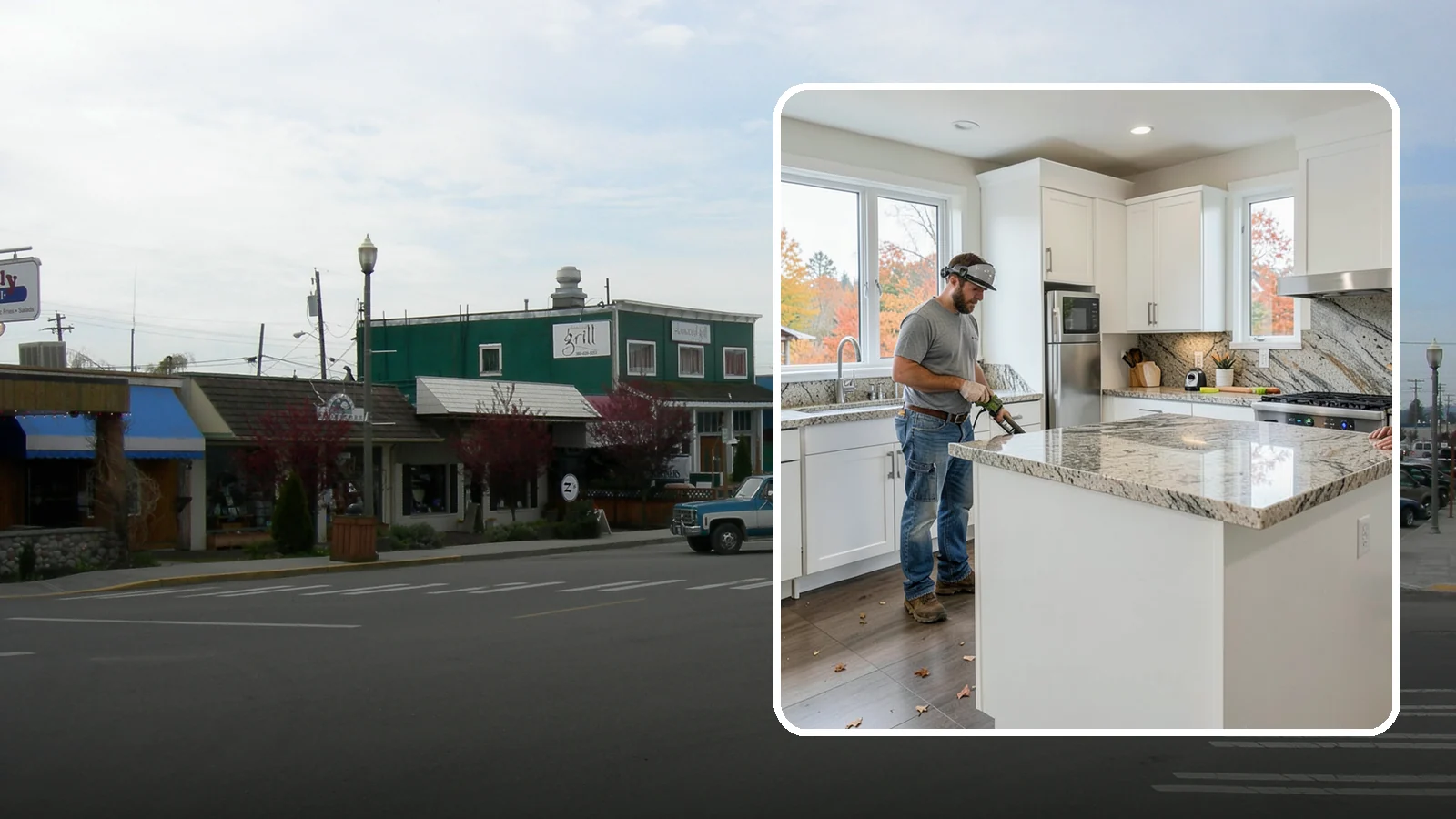 Granite Countertop Installation in Stanwood, Snohomish County, WA - Natural granite countertop installation offering one-of-a-kind stone patterns and rugged heat-resistant durability.