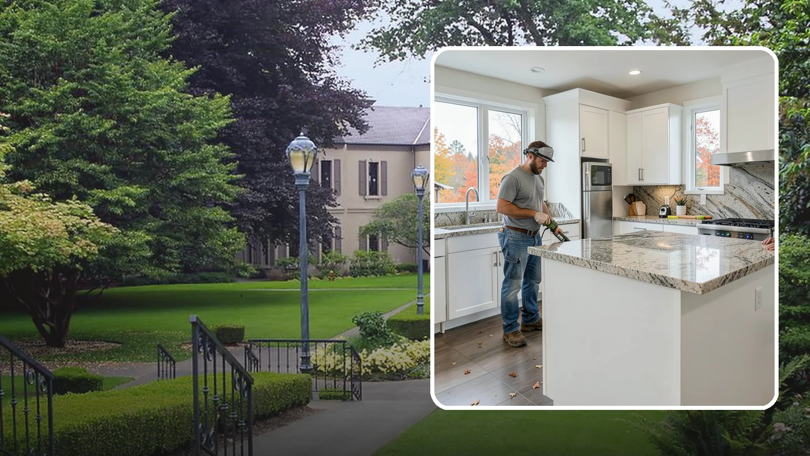 Granite Countertop Installation in Woodinville, King County, WA - Natural granite countertop installation offering one-of-a-kind stone patterns and rugged heat-resistant durability.