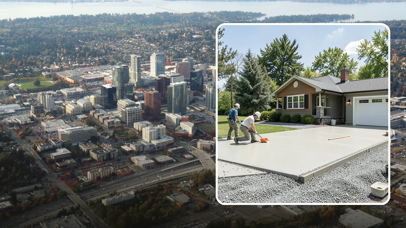 Gravel Driveway Installation in Bellevue, King County, WA - Building a well-graded gravel driveway with a stable base and drainage for an affordable, rural-friendly surface.