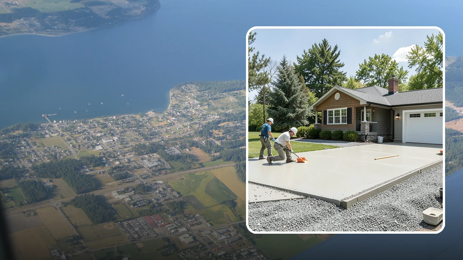 Gravel Driveway Installation in Coupeville, Island County, WA - Building a well-graded gravel driveway with a stable base and drainage for an affordable, rural-friendly surface.