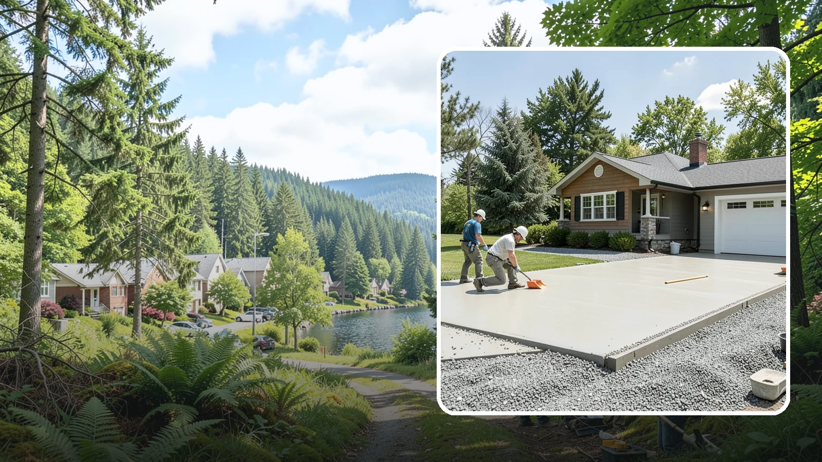 Gravel Driveway Installation in Lake Forest Park, King County, WA - Building a well-graded gravel driveway with a stable base and drainage for an affordable, rural-friendly surface.