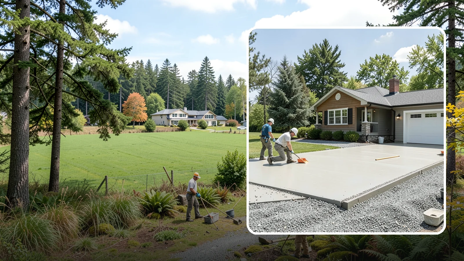 Gravel Driveway Installation in Lyman, Skagit County, WA - Building a well-graded gravel driveway with a stable base and drainage for an affordable, rural-friendly surface.
