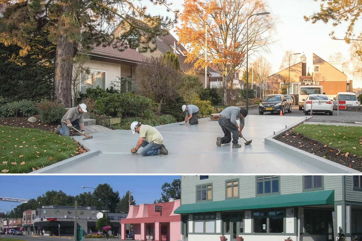 Gravel Driveway Installation in Snoqualmie, King County, WA - Gravel drives can be installed most of the year, but drier conditions help achieve firm compaction of the base.