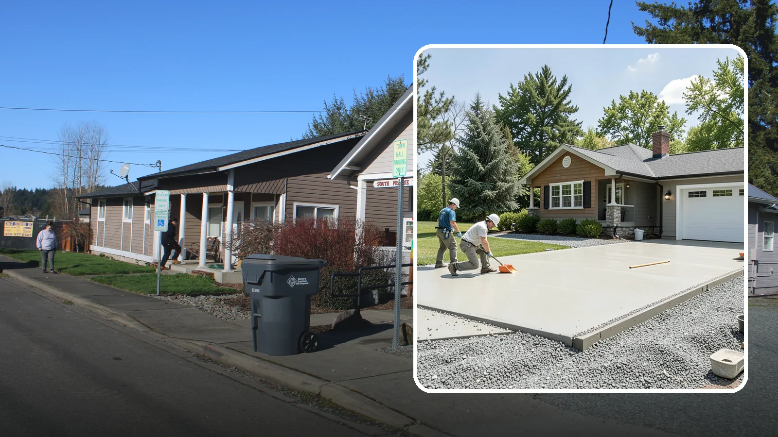 Gravel Driveway Installation in South Prairie, Pierce County, WA - Building a well-graded gravel driveway with a stable base and drainage for an affordable, rural-friendly surface.
