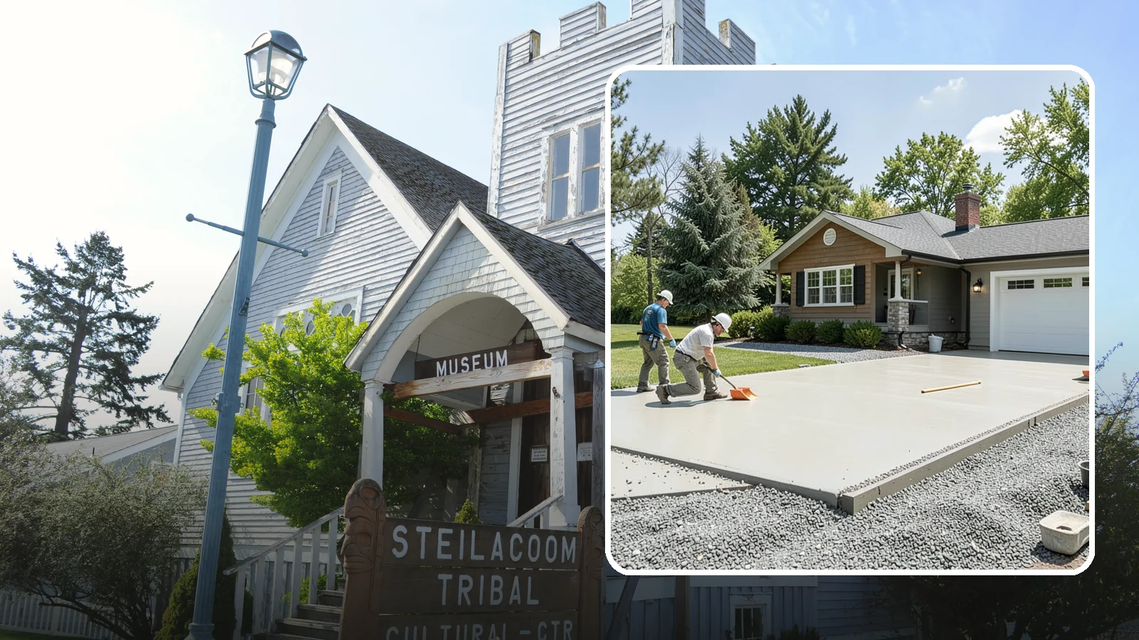 Gravel Driveway Installation in Steilacoom, Pierce County, WA - Building a well-graded gravel driveway with a stable base and drainage for an affordable, rural-friendly surface.