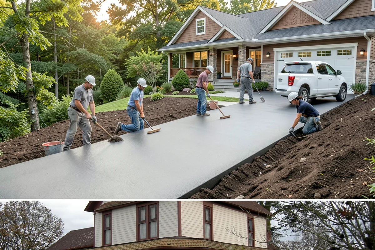 Gravel Driveway Installation in Sumner, Pierce County, WA - Gravel drives can be installed most of the year, but drier conditions help achieve firm compaction of the base.