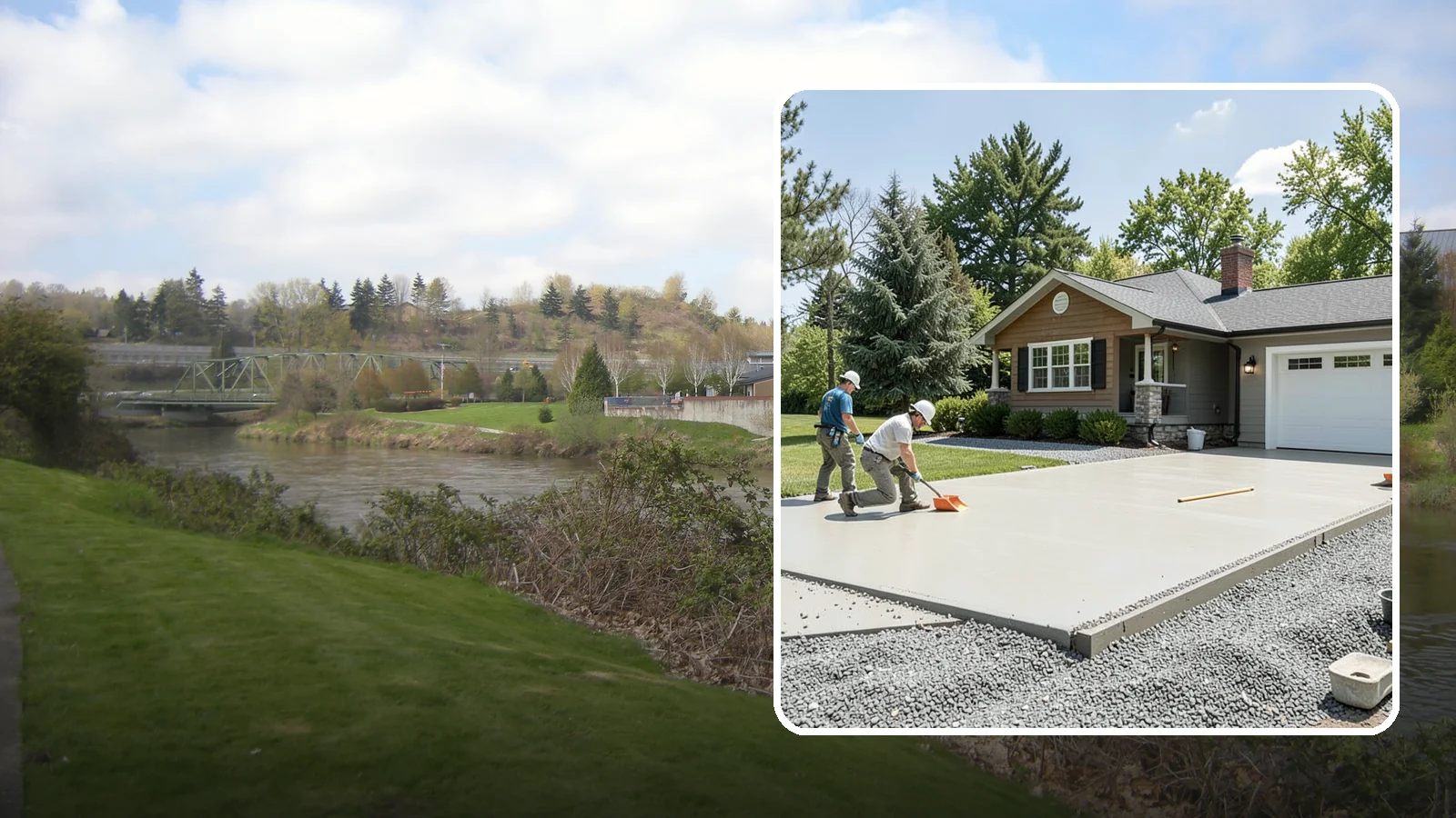 Gravel Driveway Installation in Tukwila, King County, WA - Building a well-graded gravel driveway with a stable base and drainage for an affordable, rural-friendly surface.