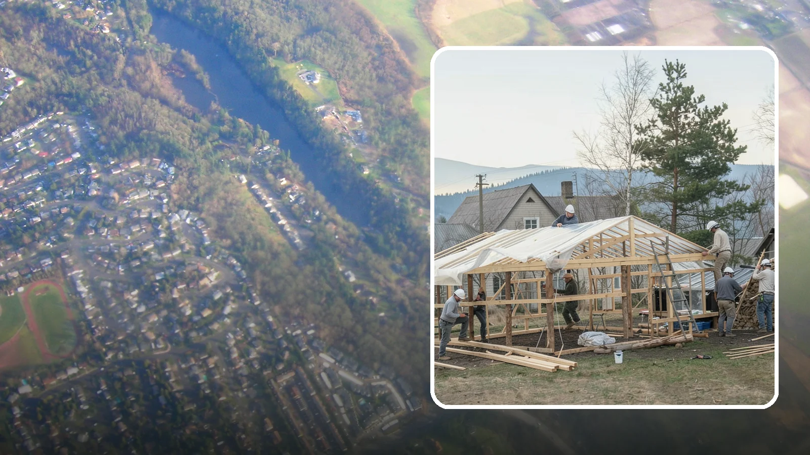 Greenhouse Construction in Algona, King County, WA - A glazed growing structure built to extend the gardening season in the PNW climate.