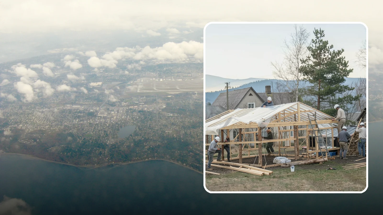 Greenhouse Construction in Burien, King County, WA - A glazed growing structure built to extend the gardening season in the PNW climate.