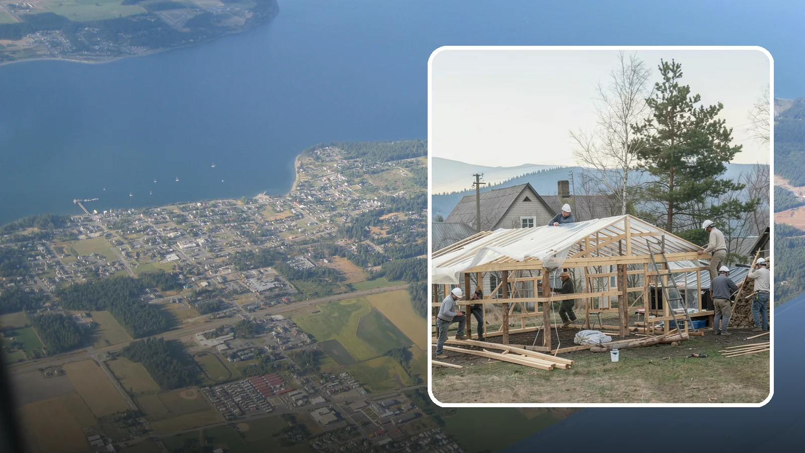Greenhouse Construction in Coupeville, Island County, WA - A glazed growing structure built to extend the gardening season in the PNW climate.