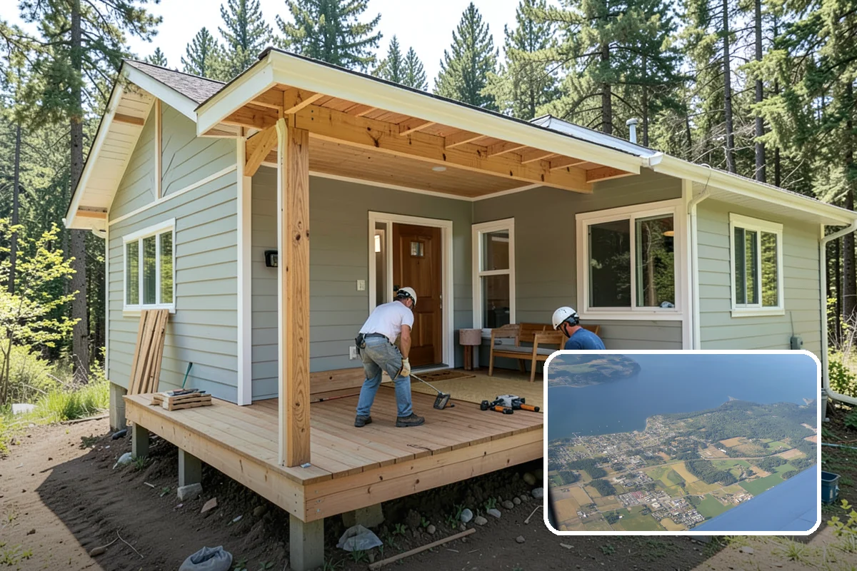 Greenhouse Construction in Coupeville, Island County, WA - An extended growing season in a cool climate