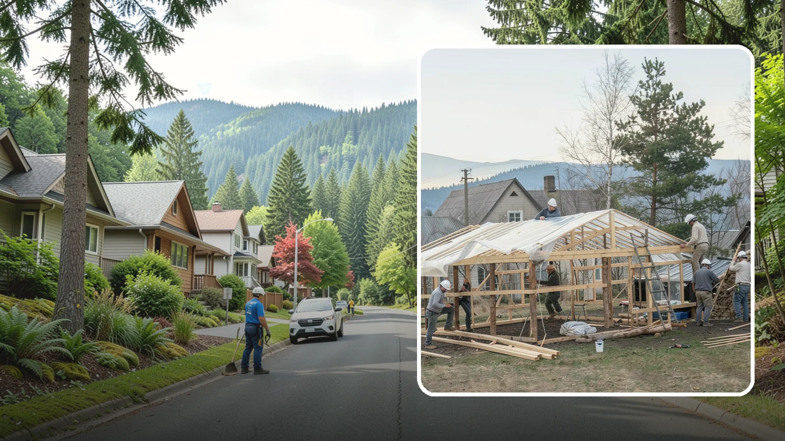 Greenhouse Construction in Darrington, Snohomish County, WA - A glazed growing structure built to extend the gardening season in the PNW climate.