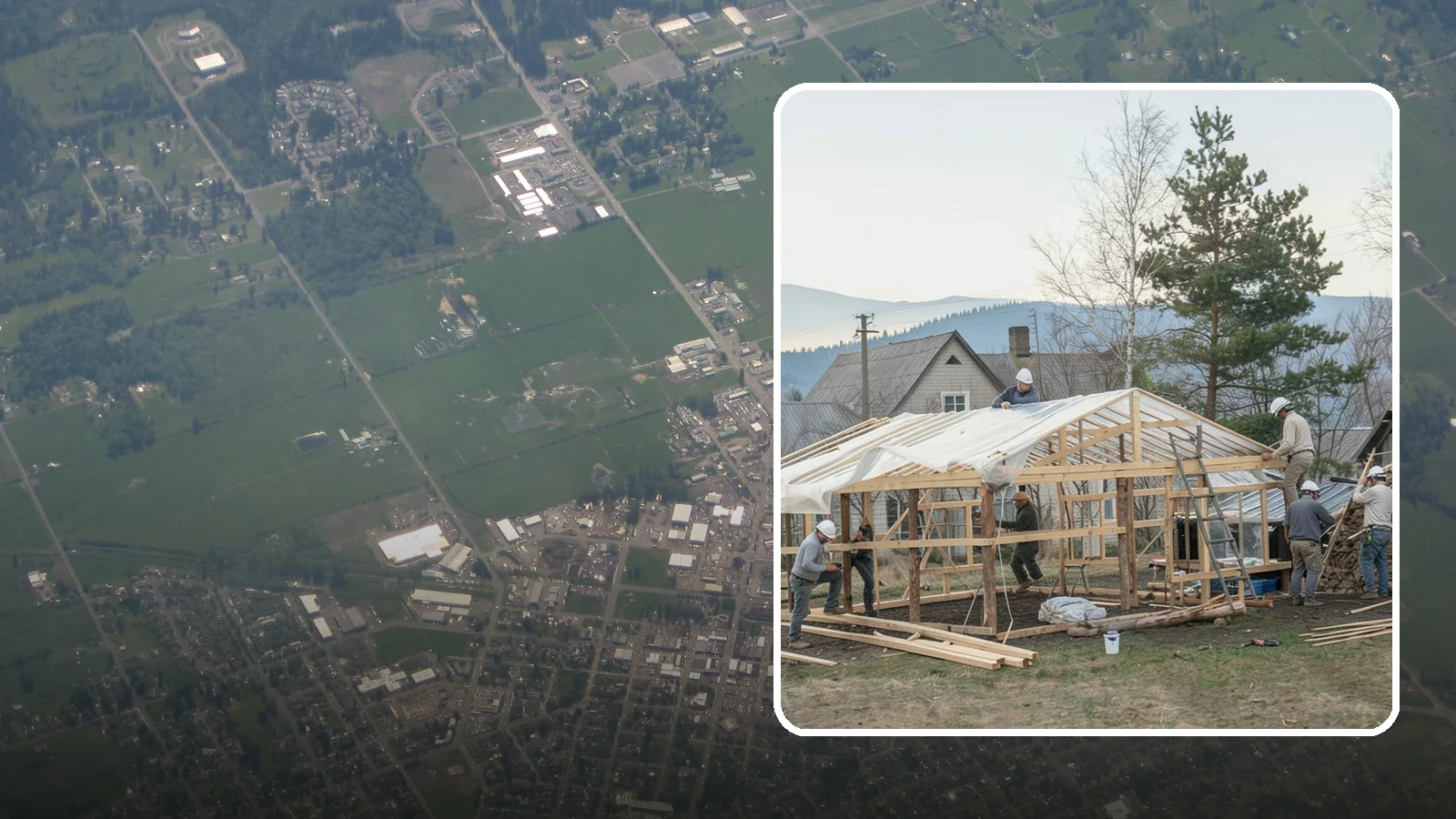 Greenhouse Construction in Enumclaw, King County, WA - A glazed growing structure built to extend the gardening season in the PNW climate.