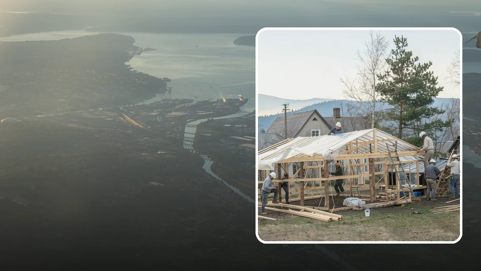 Greenhouse Construction in Fife, Pierce County, WA - A glazed growing structure built to extend the gardening season in the PNW climate.