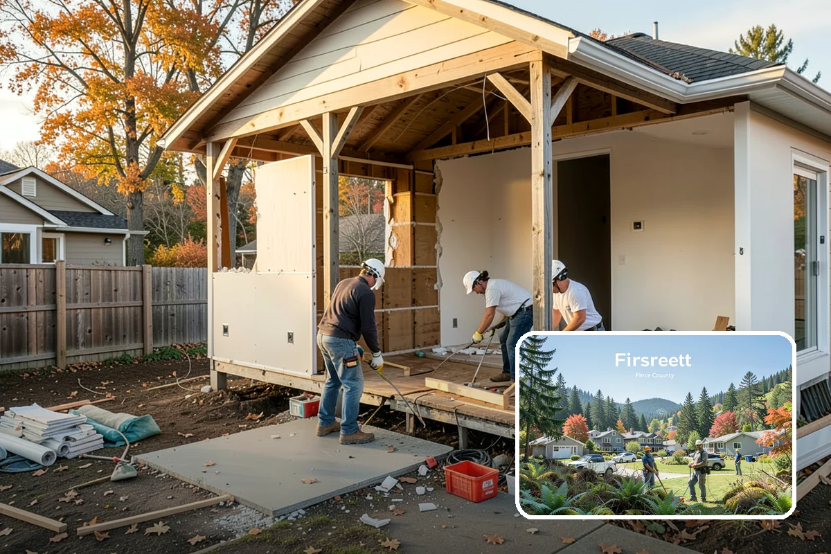 Greenhouse Construction in Fircrest, Pierce County, WA - An extended growing season in a cool climate