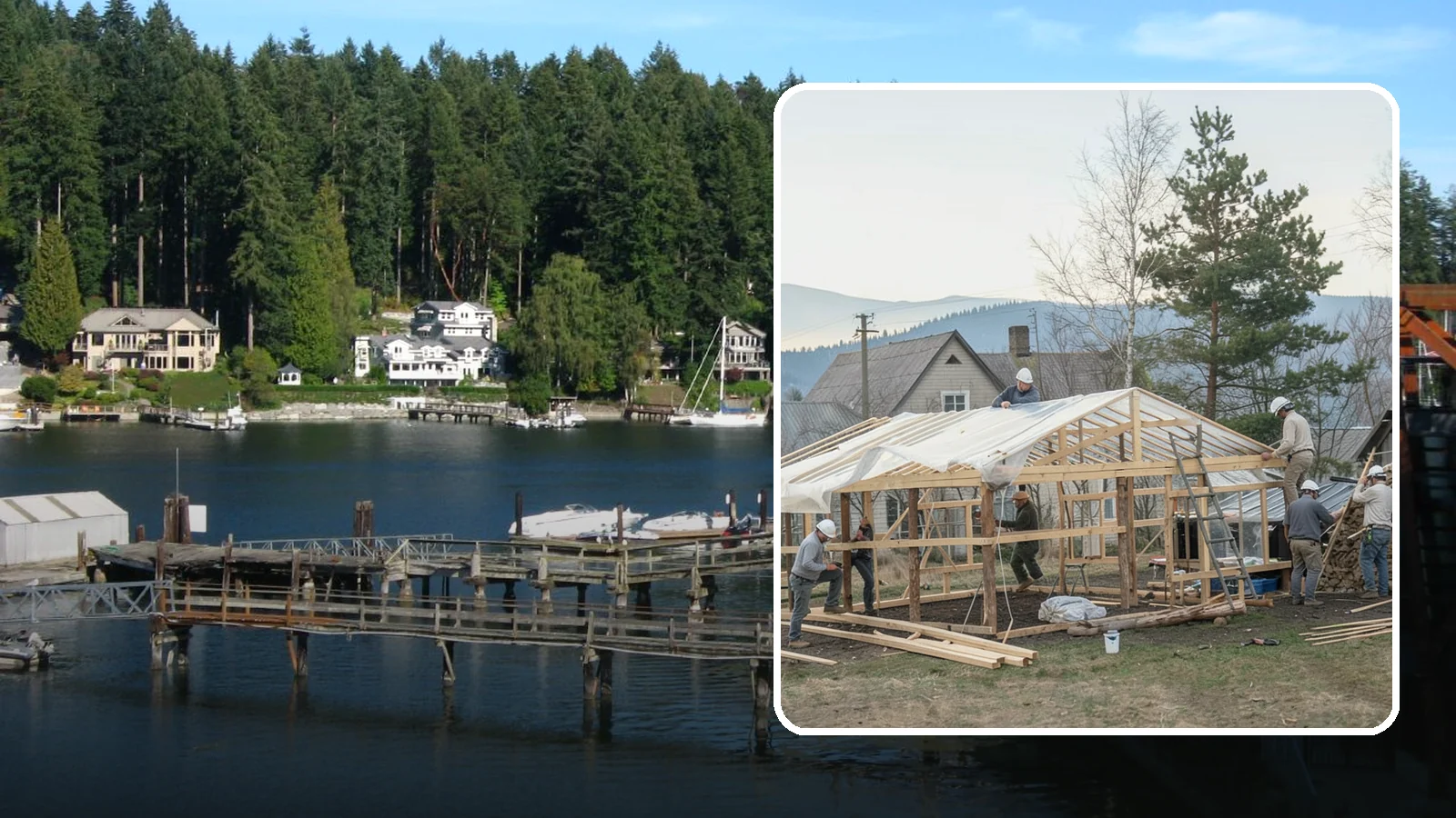 Greenhouse Construction in Gig Harbor, Pierce County, WA - A glazed growing structure built to extend the gardening season in the PNW climate.