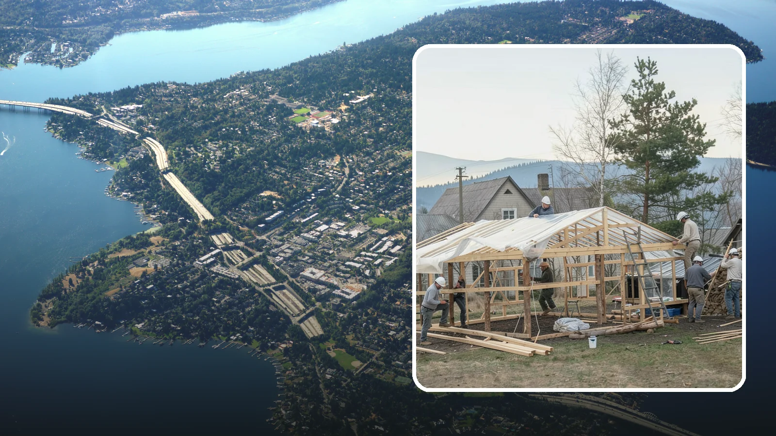 Greenhouse Construction in Mercer Island, King County, WA - A glazed growing structure built to extend the gardening season in the PNW climate.