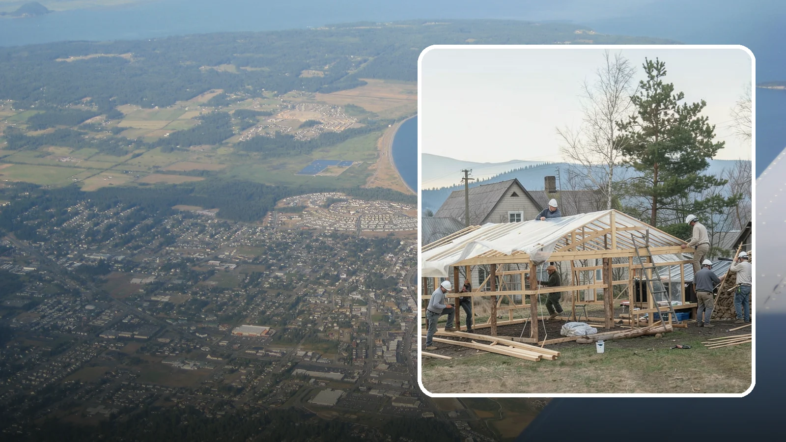 Greenhouse Construction in Oak Harbor, Island County, WA - A glazed growing structure built to extend the gardening season in the PNW climate.
