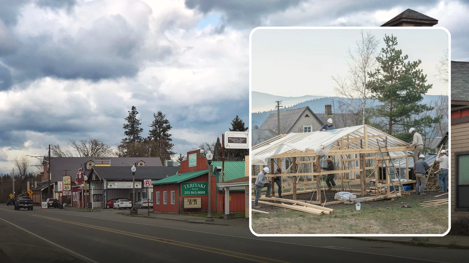 Greenhouse Construction in Roy, Pierce County, WA - A glazed growing structure built to extend the gardening season in the PNW climate.