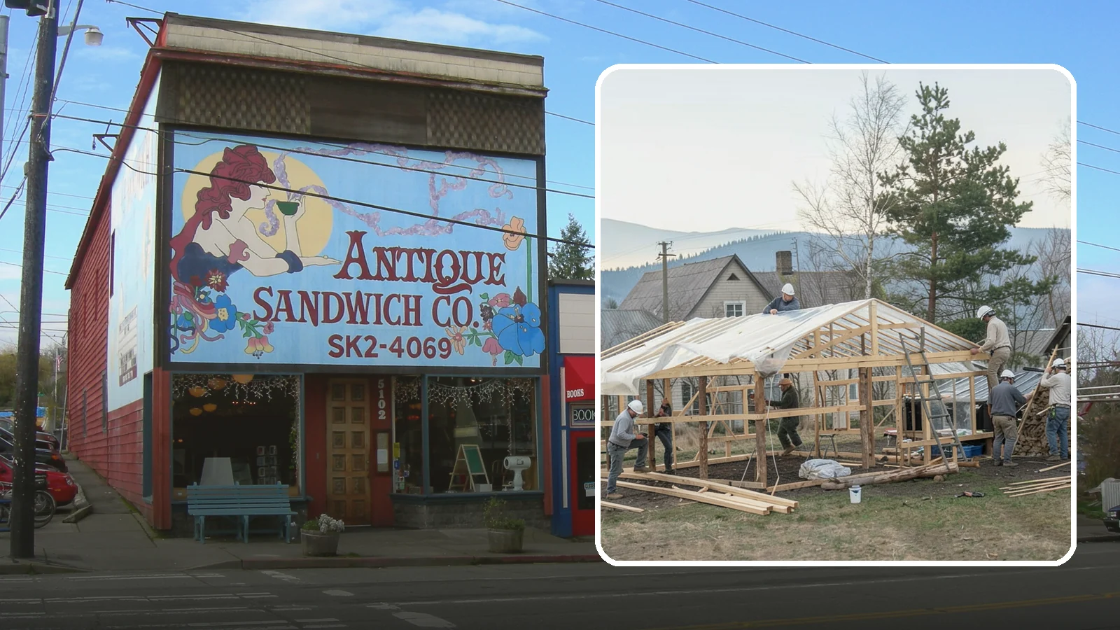 Greenhouse Construction in Ruston, Pierce County, WA - A glazed growing structure built to extend the gardening season in the PNW climate.