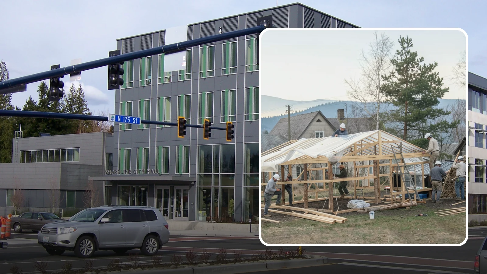 Greenhouse Construction in Shoreline, King County, WA - A glazed growing structure built to extend the gardening season in the PNW climate.