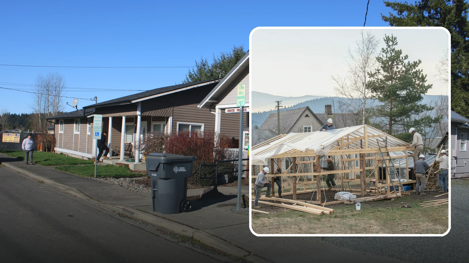 Greenhouse Construction in South Prairie, Pierce County, WA - A glazed growing structure built to extend the gardening season in the PNW climate.