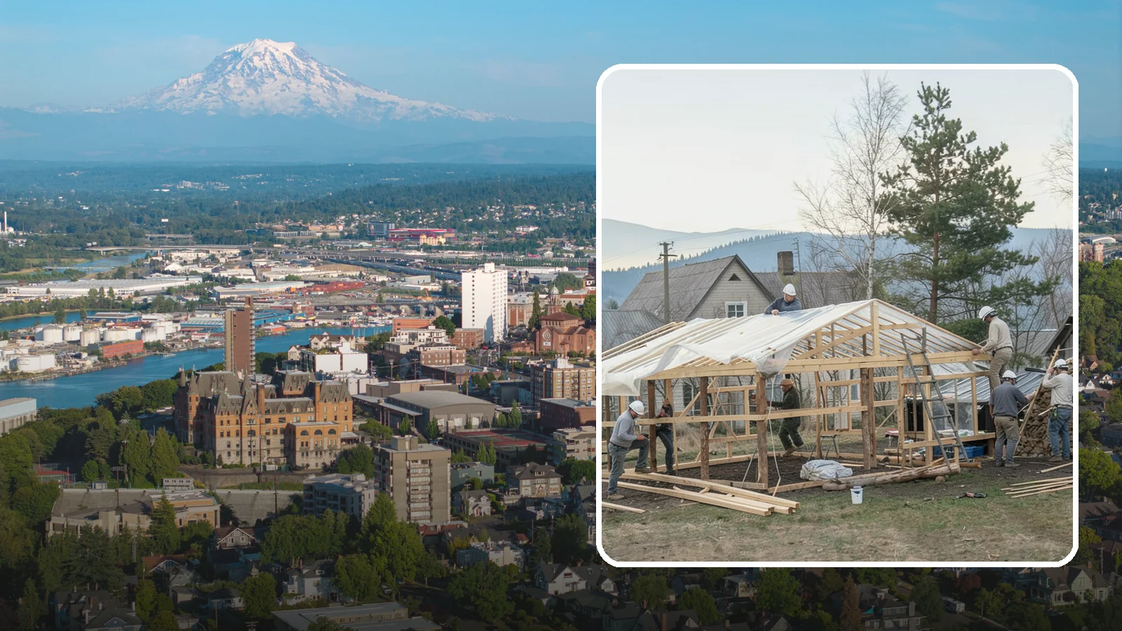 Greenhouse Construction in Tacoma, Pierce County, WA - A glazed growing structure built to extend the gardening season in the PNW climate.