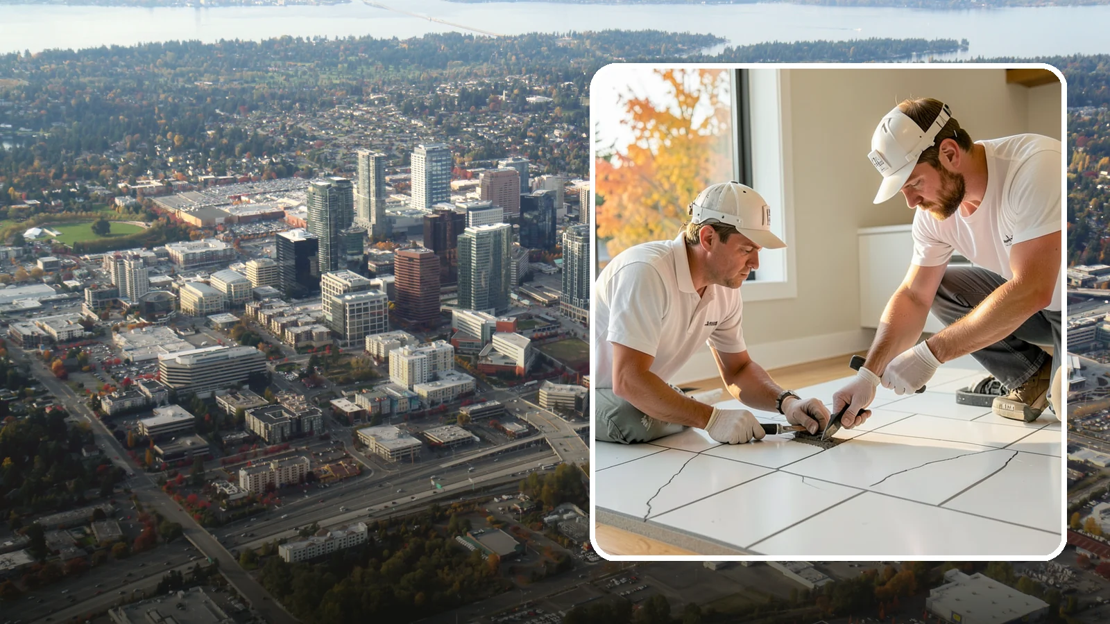 Grout Repair in Bellevue, King County, WA - Cracked or missing grout removed and replaced to restore a clean, sealed surface.