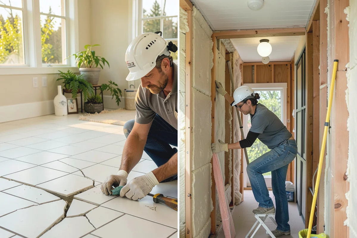 Grout Repair in Darrington, Snohomish County, WA - Rake out cracked or crumbling grout to a sound depth