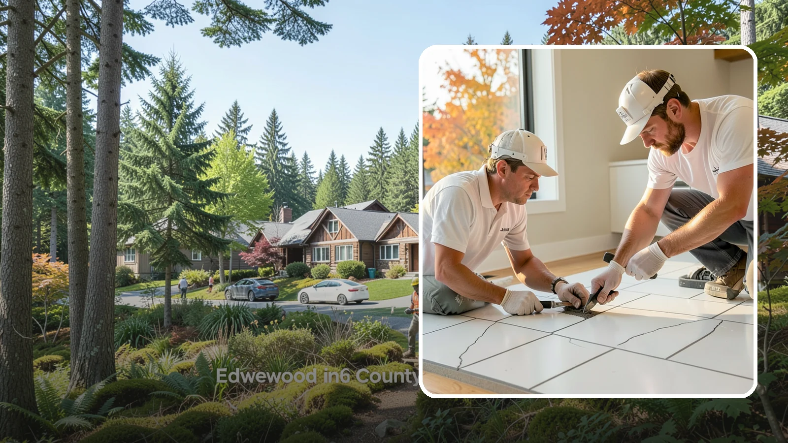 Grout Repair in Edgewood, Pierce County, WA - Cracked or missing grout removed and replaced to restore a clean, sealed surface.