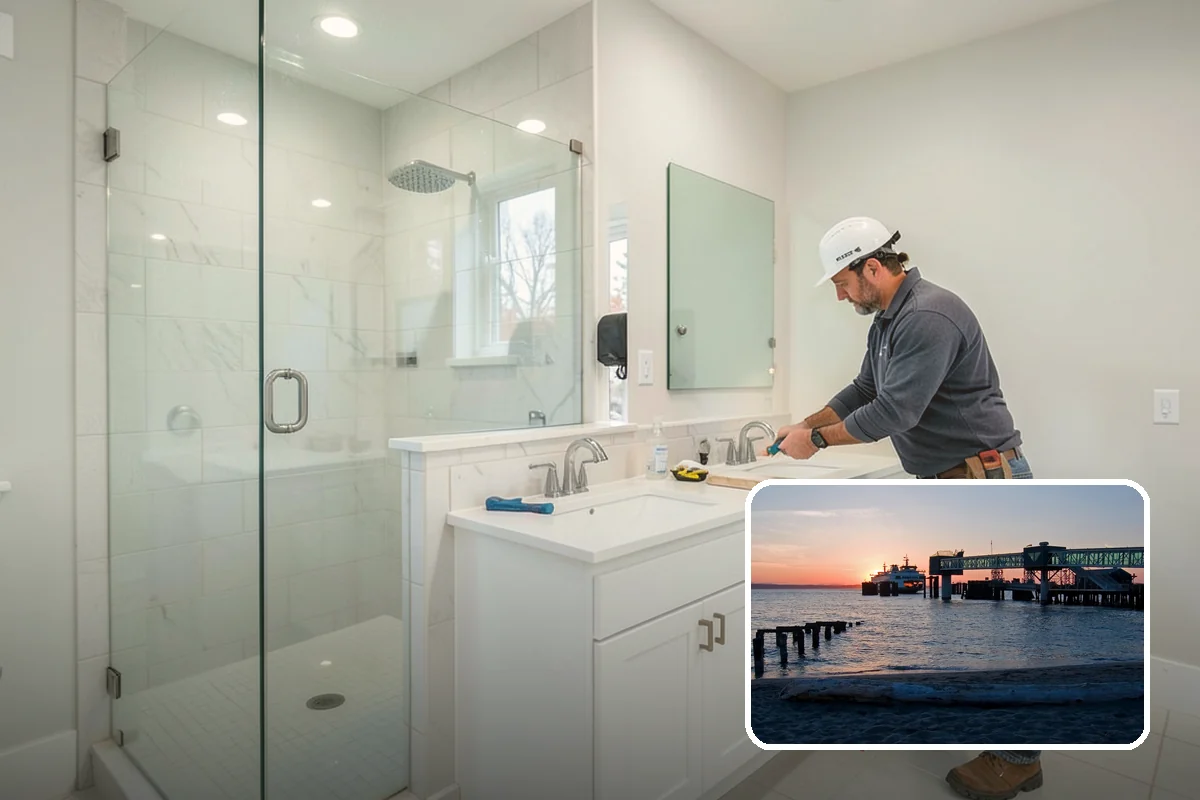 Grout Repair in Edmonds, Snohomish County, WA - Stops water from reaching the substrate