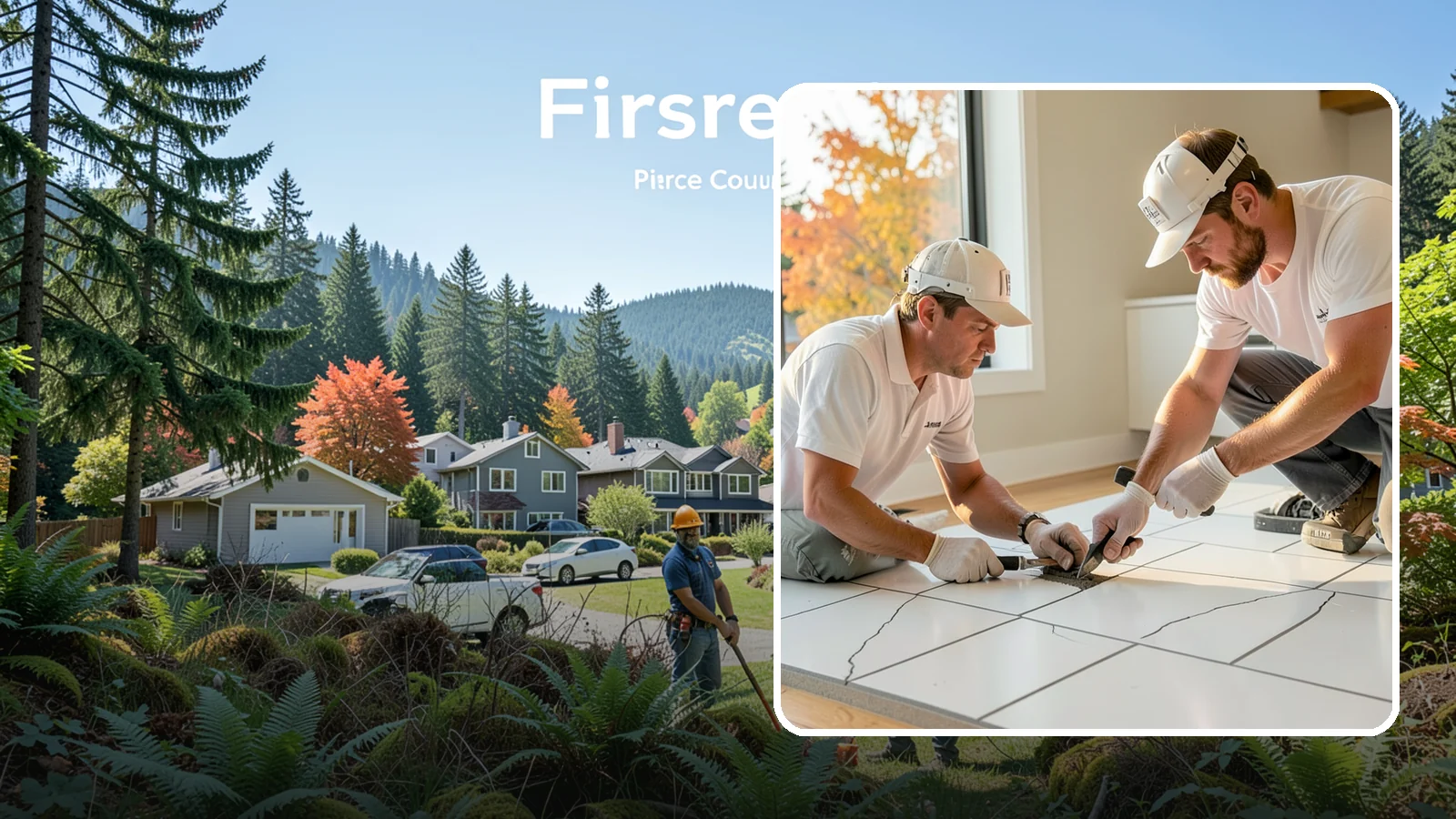 Grout Repair in Fircrest, Pierce County, WA - Cracked or missing grout removed and replaced to restore a clean, sealed surface.