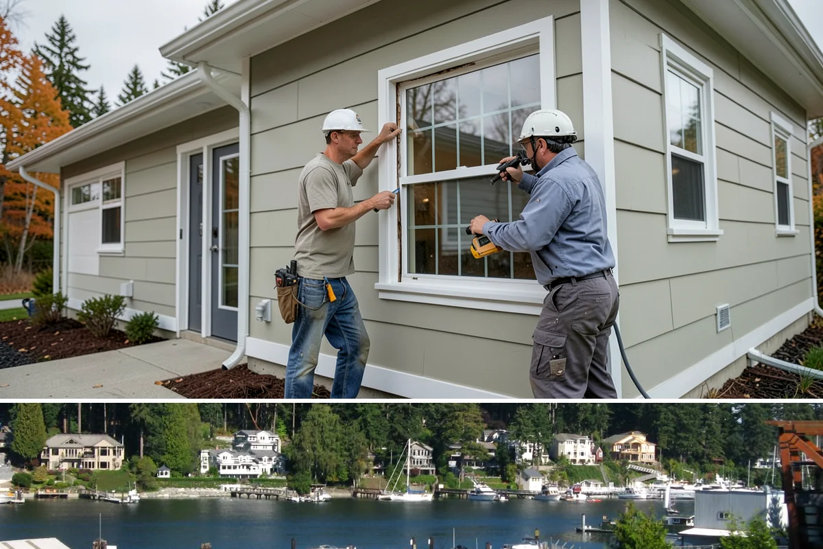 Grout Repair in Gig Harbor, Pierce County, WA - Grout repair is a quick interior fix appropriate for any time of year, especially before winter moisture sets in.