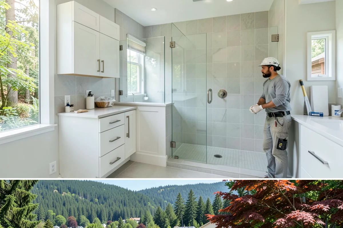 Grout Repair in Index, Snohomish County, WA - Grout repair is a quick interior fix appropriate for any time of year, especially before winter moisture sets in.