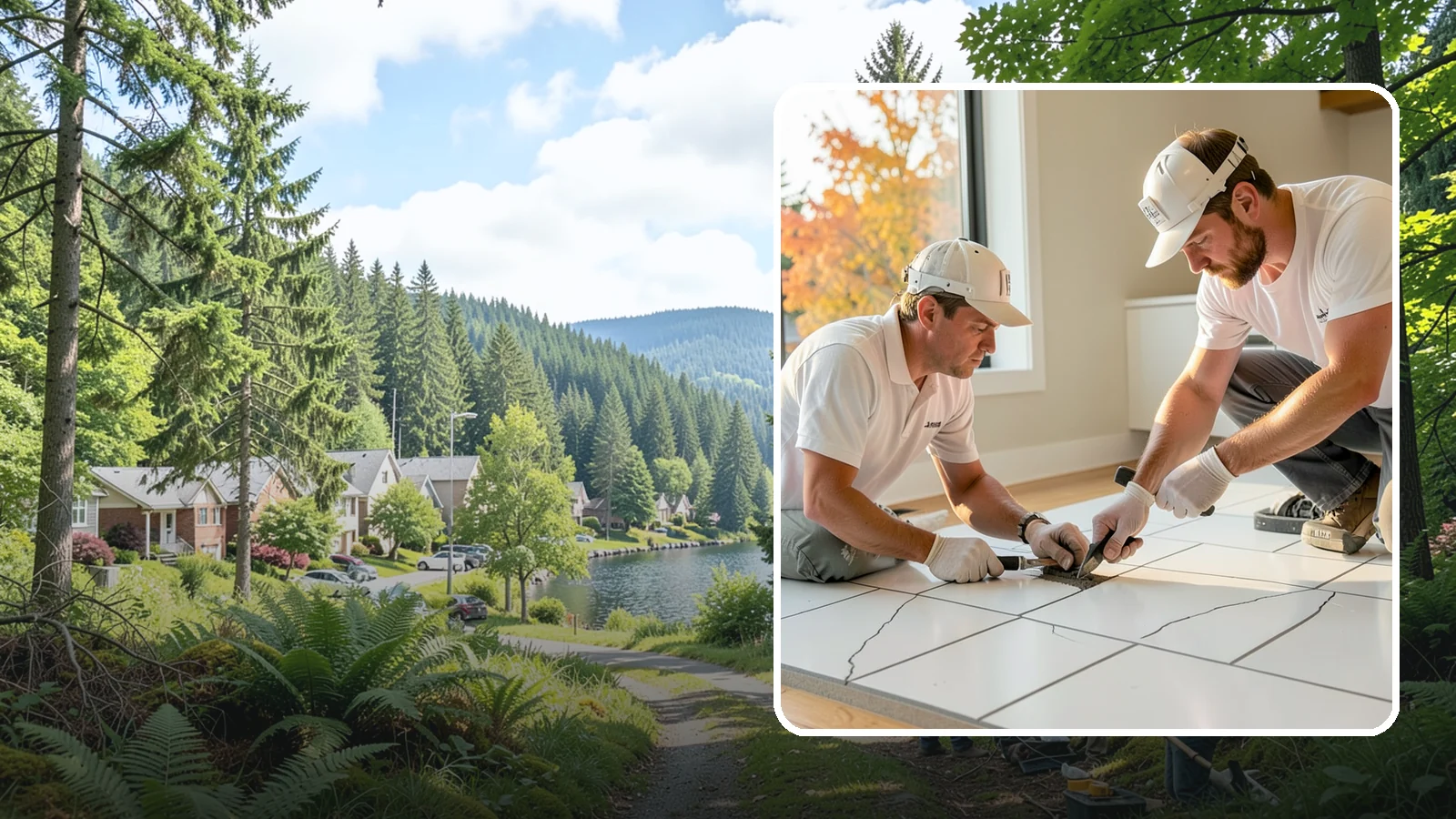 Grout Repair in Lake Forest Park, King County, WA - Cracked or missing grout removed and replaced to restore a clean, sealed surface.