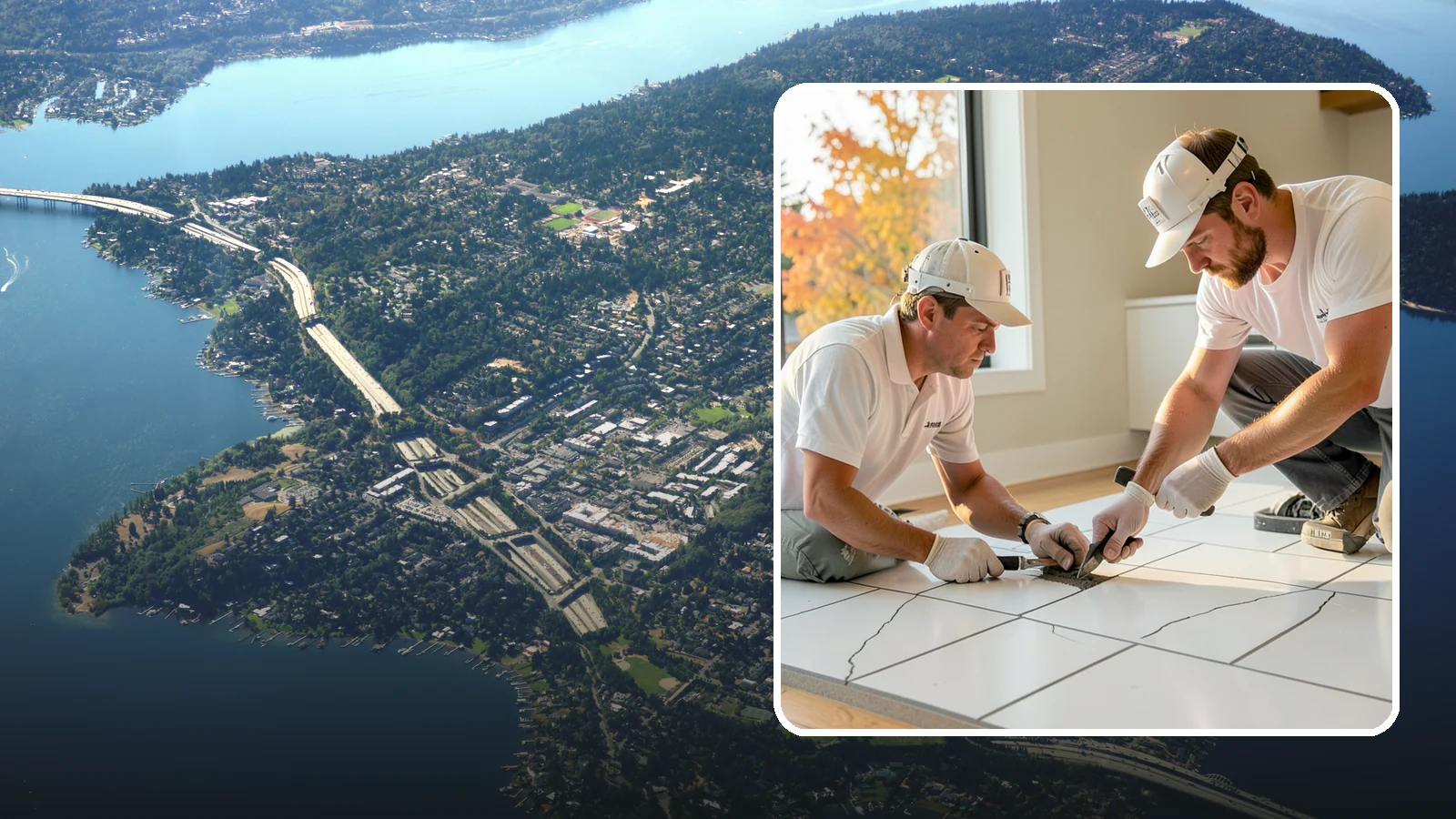 Grout Repair in Mercer Island, King County, WA - Cracked or missing grout removed and replaced to restore a clean, sealed surface.
