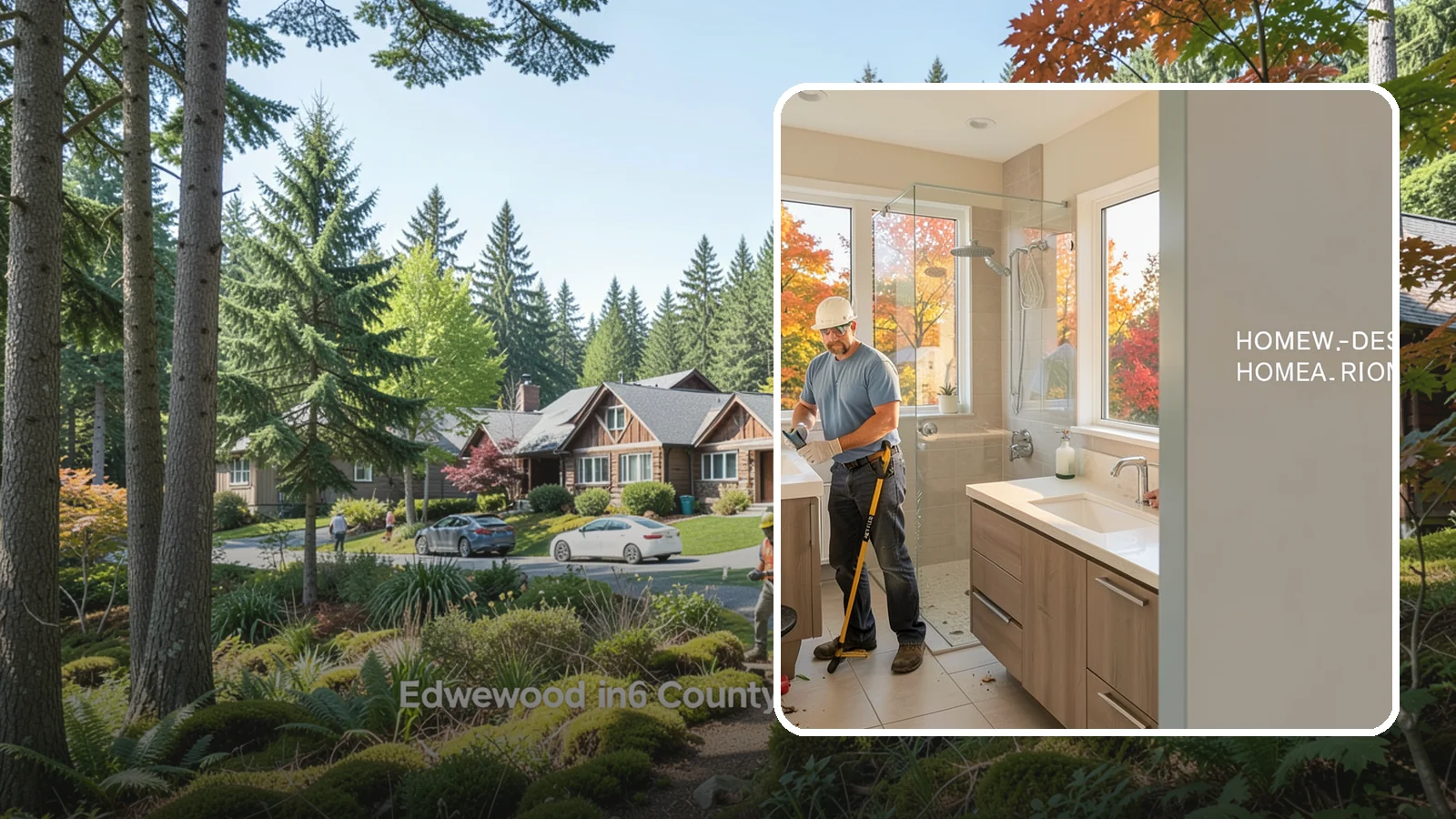 Guest Bathroom Remodel in Edgewood, Pierce County, WA - A guest bathroom remodel gives visitors a welcoming, well-appointed space that reflects the rest of your home.