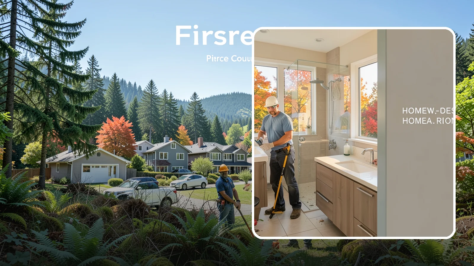 Guest Bathroom Remodel in Fircrest, Pierce County, WA - A guest bathroom remodel gives visitors a welcoming, well-appointed space that reflects the rest of your home.