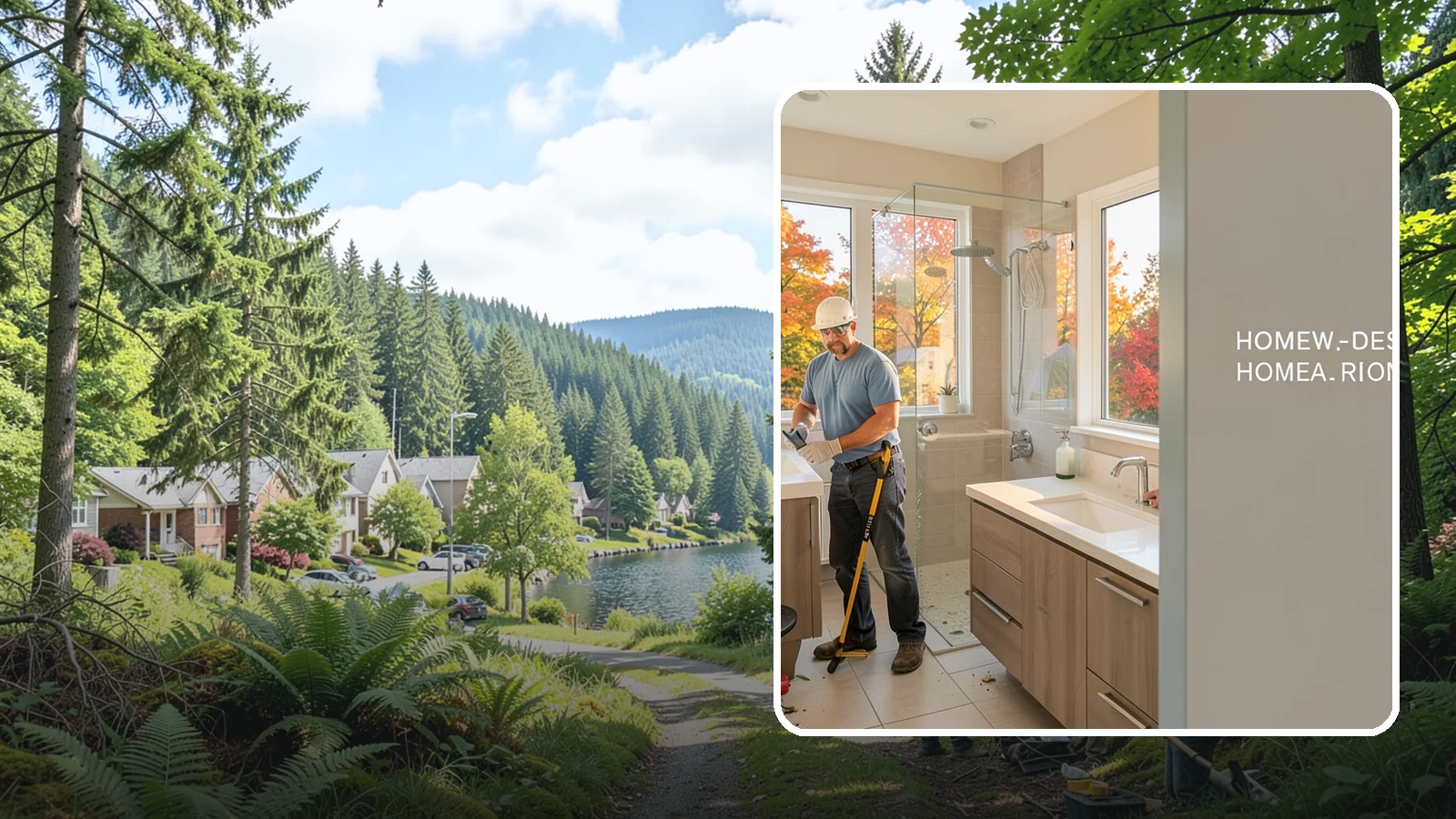 Guest Bathroom Remodel in Lake Forest Park, King County, WA - A guest bathroom remodel gives visitors a welcoming, well-appointed space that reflects the rest of your home.