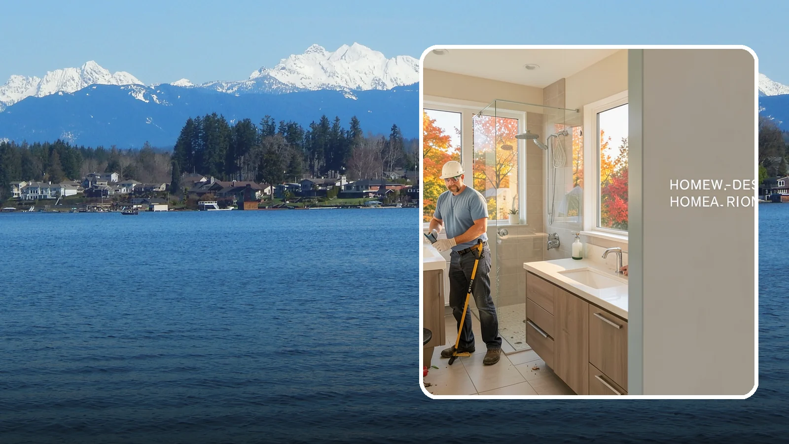 Guest Bathroom Remodel in Lake Stevens, Snohomish County, WA - A guest bathroom remodel gives visitors a welcoming, well-appointed space that reflects the rest of your home.