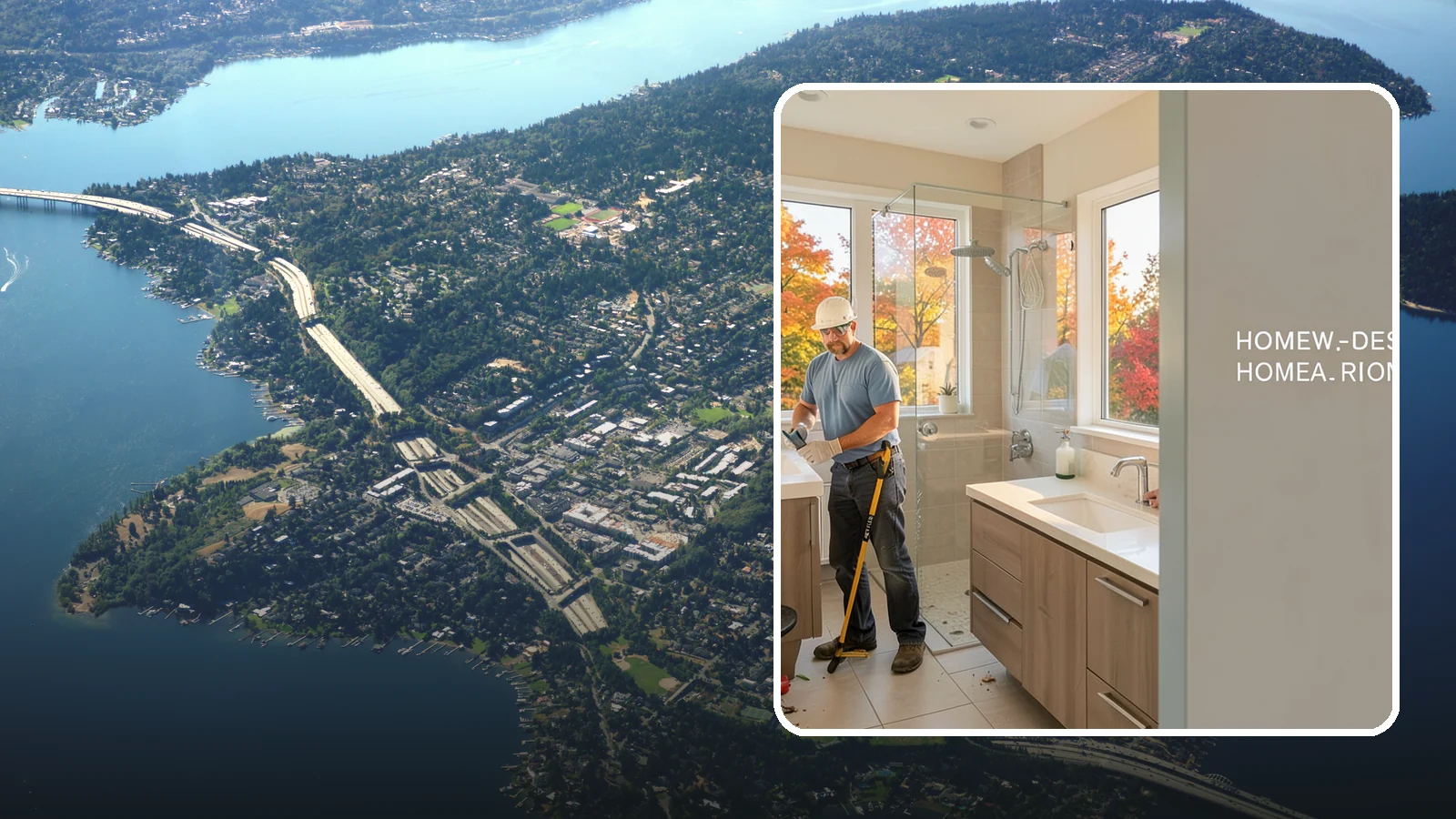 Guest Bathroom Remodel in Mercer Island, King County, WA - A guest bathroom remodel gives visitors a welcoming, well-appointed space that reflects the rest of your home.