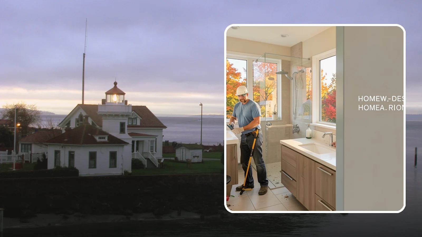 Guest Bathroom Remodel in Mukilteo, Snohomish County, WA - A guest bathroom remodel gives visitors a welcoming, well-appointed space that reflects the rest of your home.