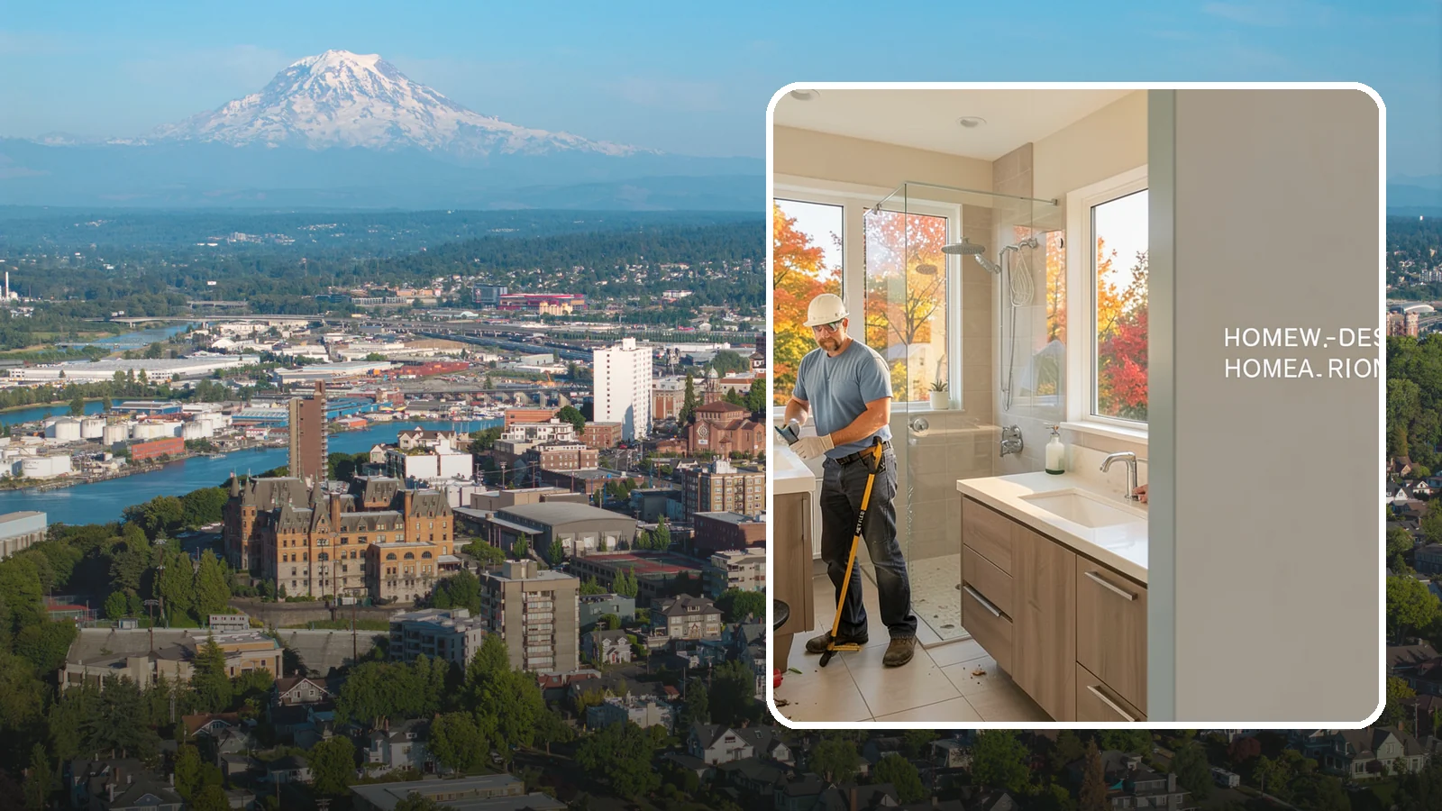 Guest Bathroom Remodel in Tacoma, Pierce County, WA - A guest bathroom remodel gives visitors a welcoming, well-appointed space that reflects the rest of your home.