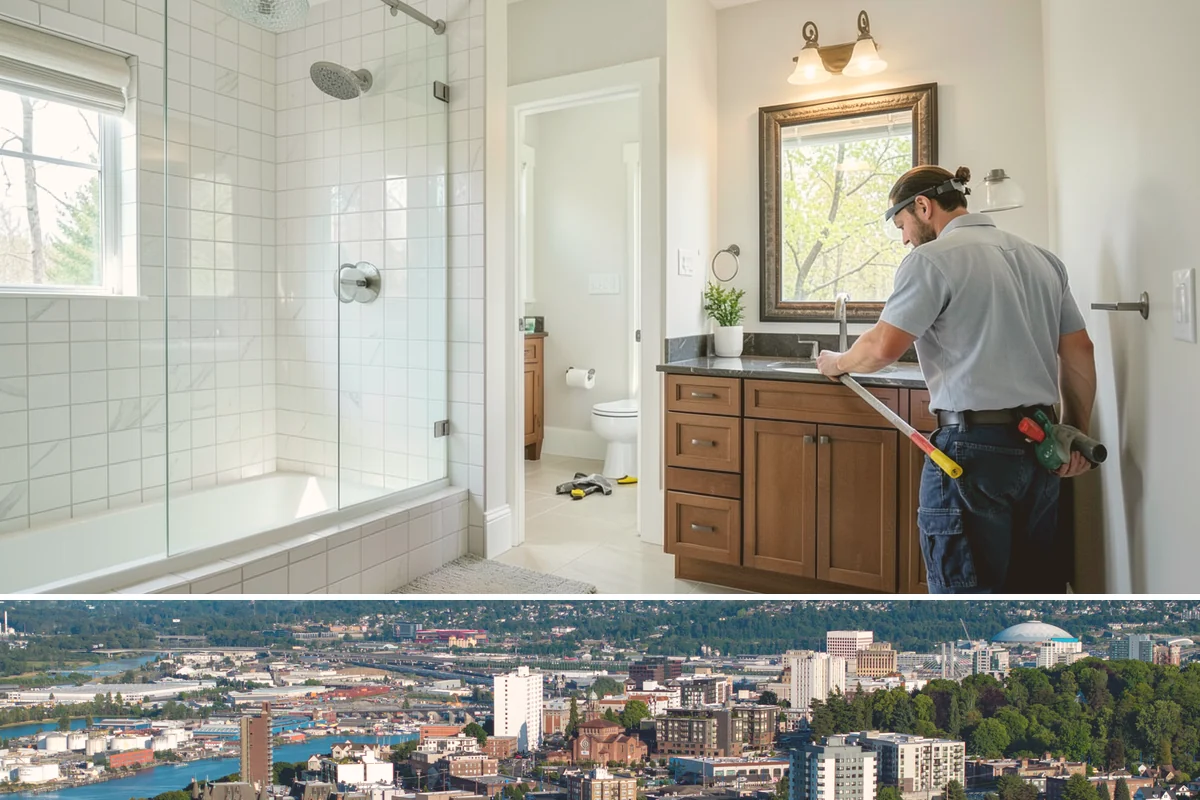 Guest Bathroom Remodel in Tacoma, Pierce County, WA - Many homeowners schedule guest bath updates in autumn so the room is ready before holiday visitors arrive.