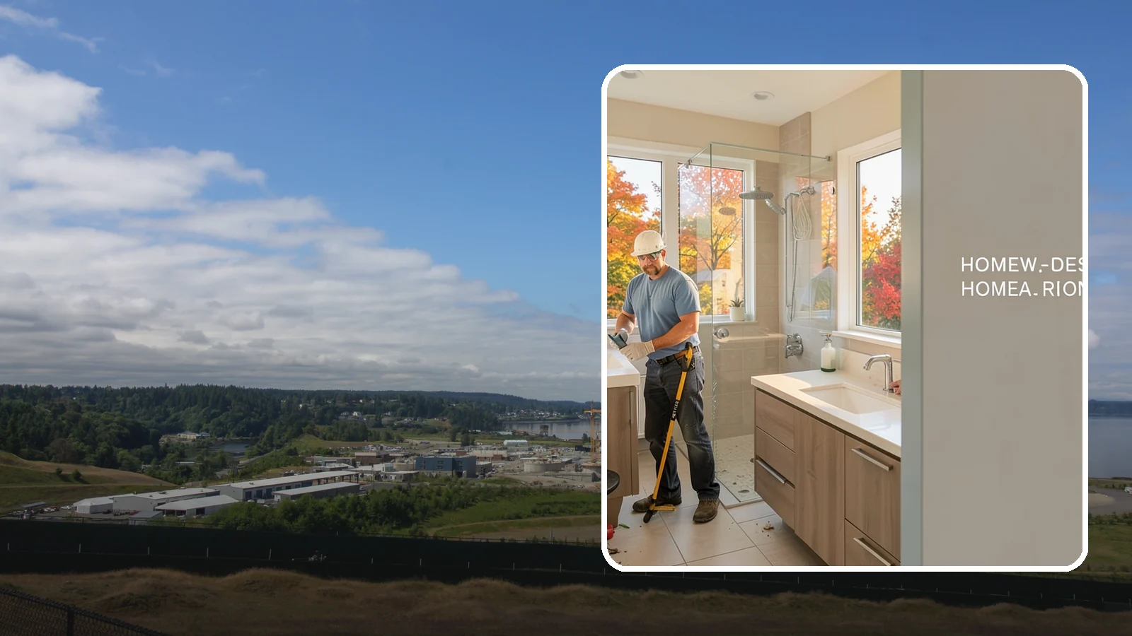 Guest Bathroom Remodel in University Place, Pierce County, WA - A guest bathroom remodel gives visitors a welcoming, well-appointed space that reflects the rest of your home.