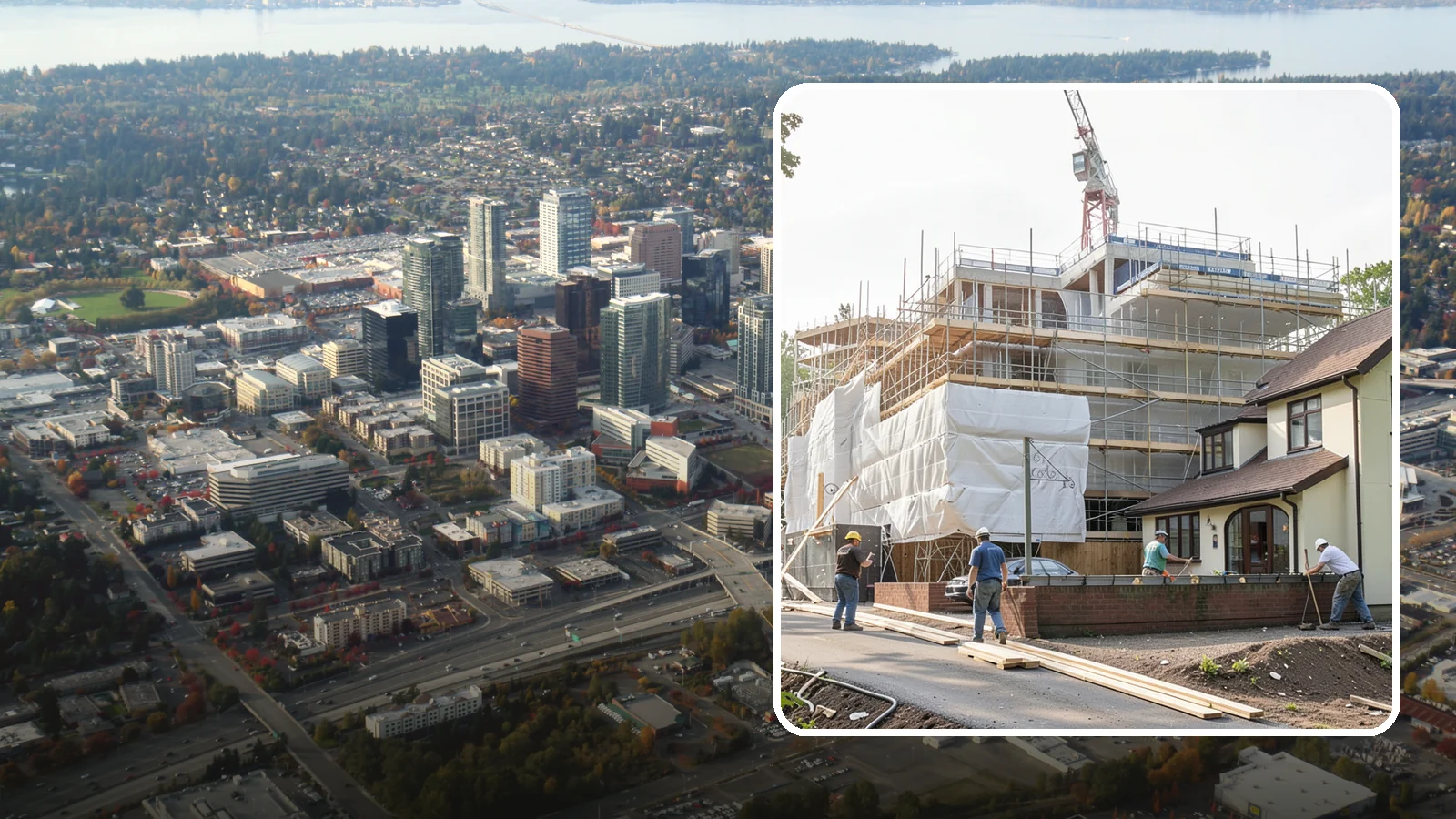 Guest House Construction in Bellevue, King County, WA - Guest house construction that gives visitors comfortable, private accommodations on your Western Washington property.