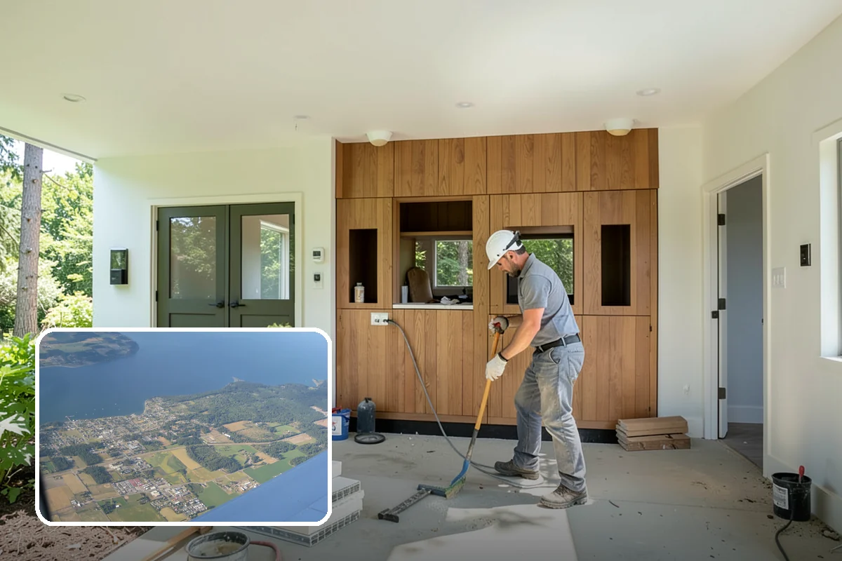 Guest House Construction in Coupeville, Island County, WA - Comfortable, private space for visitors
