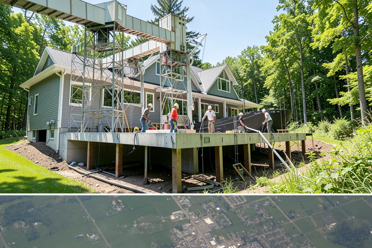 Guest House Construction in Enumclaw, King County, WA - Guest house exterior construction is best scheduled for drier months, positioning the unit ready before summer visiting season.