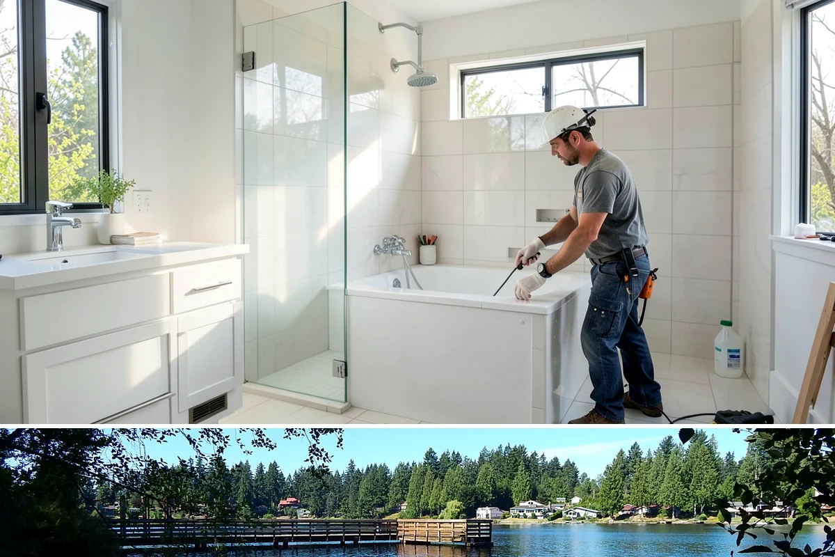 Guest House Construction in Federal Way, King County, WA - Guest house exterior construction is best scheduled for drier months, positioning the unit ready before summer visiting season.