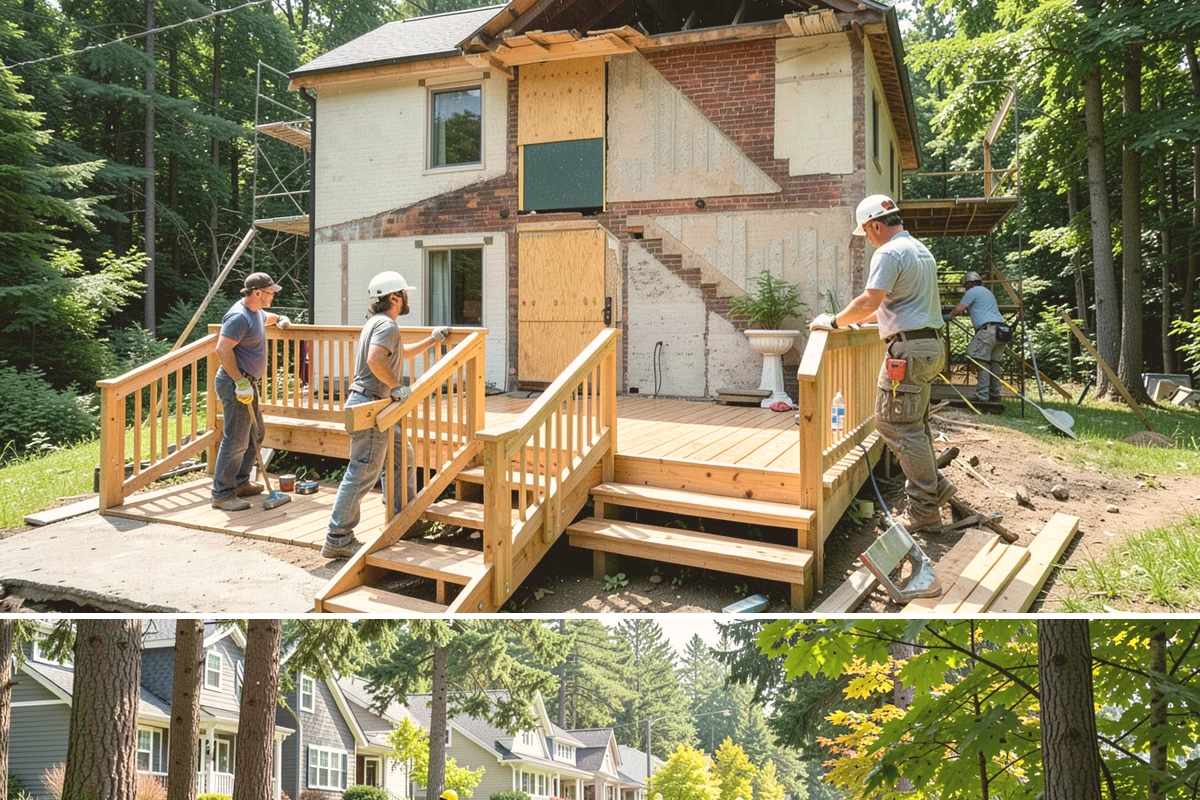 Guest House Construction in Normandy Park, King County, WA - Guest house exterior construction is best scheduled for drier months, positioning the unit ready before summer visiting season.